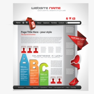 Check Out My @behance Project - Web Template