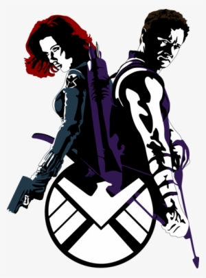 Svg Library Library Hawkeye Drawing Black Widow - Black Widow And Hawkeye Art