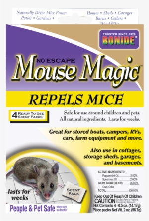 Bonide Products Inc All-natural Mouse Repellent, 4-pk.