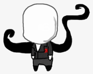 Drawn Slender Man Chibi - Illustration