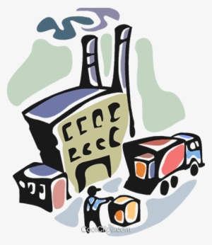 Picture Royalty Free Library Collection Of Factory - Factory Truck Clipart
