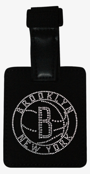 Brooklyn Nets Rhinestone Luggage Tag - Illustration