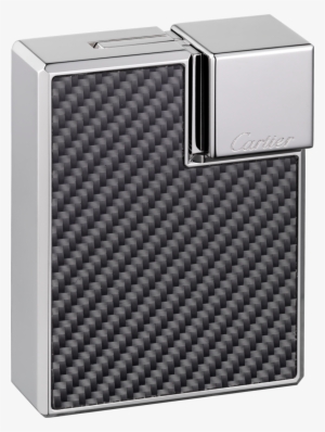 Square Lighter With Carbon Motifcarbon Fiber, Polished - Cartier Square Lighter