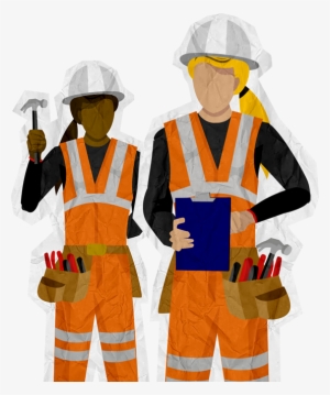 Share With Friends - Women In Construction Clipart