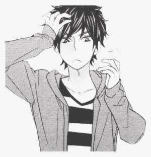 Anime Boy Black And White
