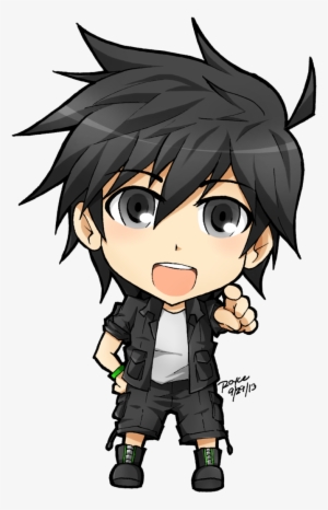 Manga Clipart Happy Boy - Gray Fullbuster Chibi Png