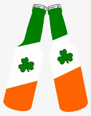 Beer Bottles Irish Flag - Irish Png