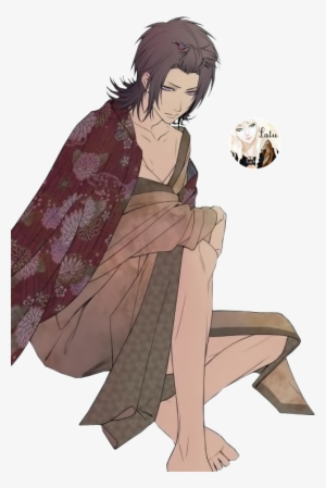 Anime Hair - Anime Boy In Kimono Png