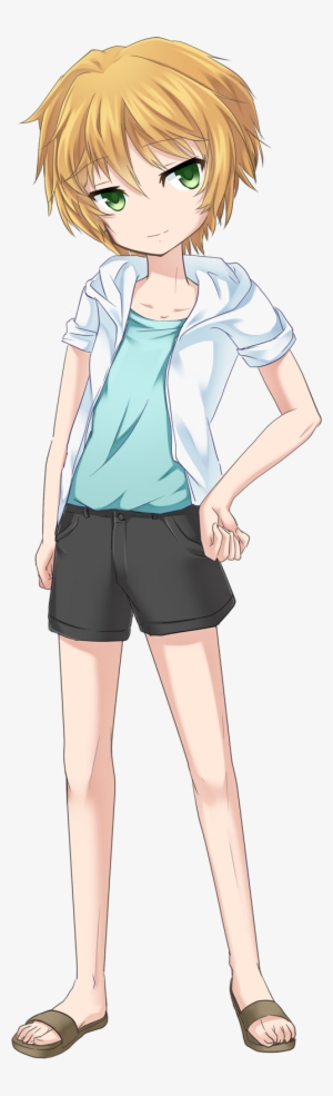 Anime Boy Clipart Skinny - Clip Art