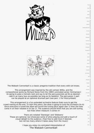 The Wabash Cannonball Sheet Music For Flute, Clarinet,