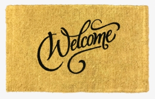 Clip Art Freeuse Stock Welcome Swirl Coir Doormat X