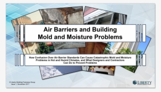 Air Barriers And Building Mold And Moisture Problems