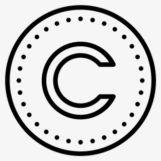A Large Circle Surrounding The Letter C