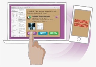 The Sender Has Control To Allow Access, Freeze Or Vaporize