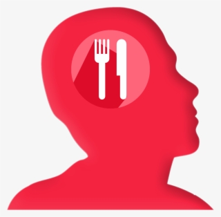 Icon Head Profile Knife Fork Eat 1243684