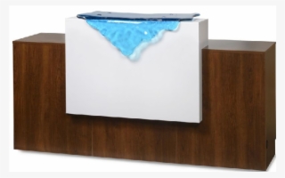 Picture Of Paris 69 Inch Long Reception Desk Optional