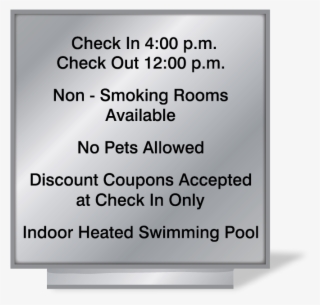 Front Desk Policy 8 X