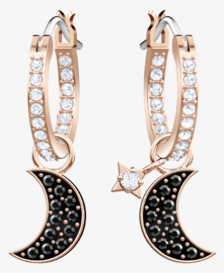 Duo Moon Hoop Earrings