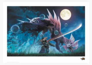 Monster Hunter Lithograph