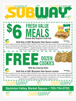 Subway Offers Feature