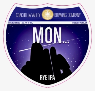 One Case Four Six-packs 12oz Bottles Mon Rye Ipa (24