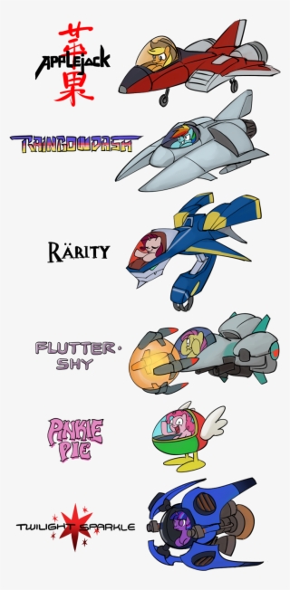 Stupjam, Einhander, Fantasy Zone, Fluttershy, Gradius,