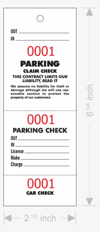 Parking Claim Check