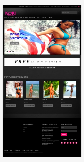 Koki Swimwear Blog Elizabeth Hassell Photoshoot In