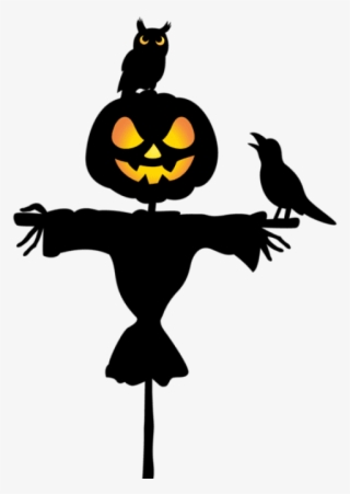 Free Png Download Scarecrow With Owl And Raven Png