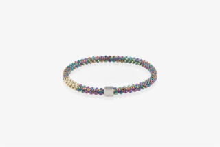 Chromatic Bangle Faceted Mardi Gras