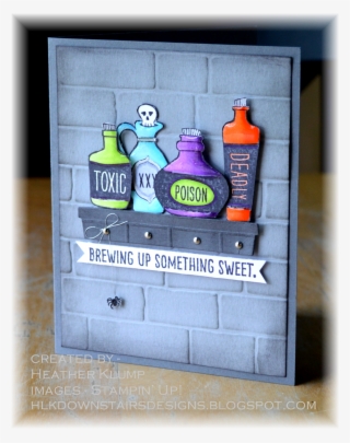 I Used The Brick Wall Ef, And The Hearth And Home Framelits