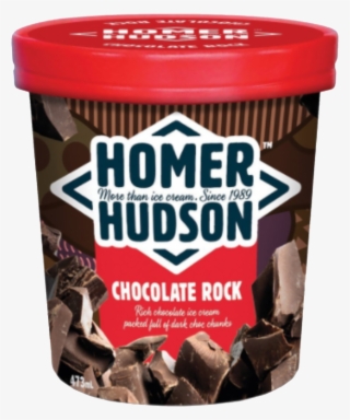 Homer Hudson Super Premium Chocolate Rock