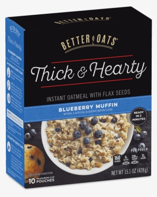 Better Oats Thick & Hearty Blueberry Muffin Instant