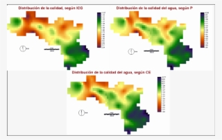 Mapas De Calidad Del Agua Subterránea Según Cada Índice