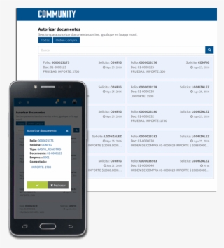 Aplicación De Autorizaciones Del Sistema Erp Compras