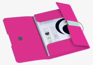 Wallet Folder Pp A4 Cool Pink Opaque