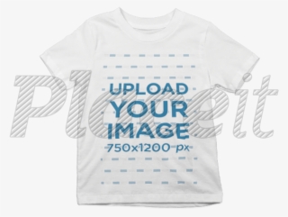 Placeit Kids T Shirt Over A Flat