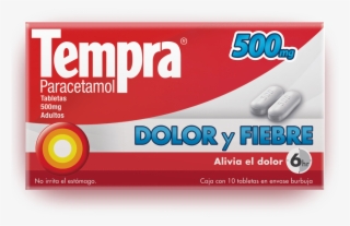 Pastillas Tempra Caja De 500mg Paracetamol