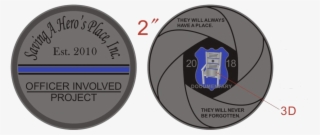 Saving A Hero's Place Documentary Challenge Coin