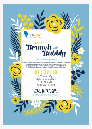 Please Join Us For Brunch & Bubbly With Rightnow Women