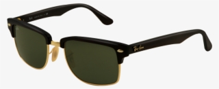 Rayban 4190 Black / Crystal Green Squared Clubmaster