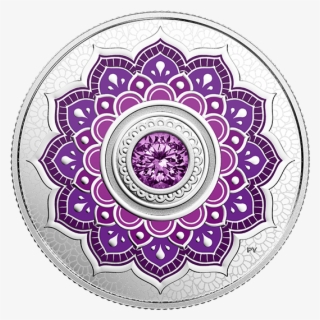 Pure Silver Coin Made With Swarovski® Crystal