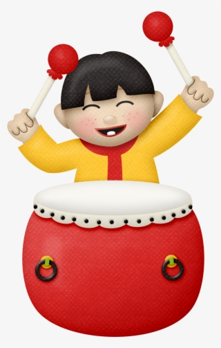 Niño Tocando El Tambor