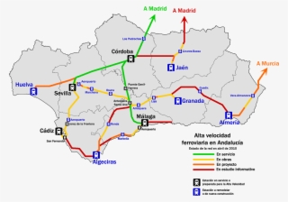 Las Líneas Verdes Son Las Vías Que Se Han Hecho Ya