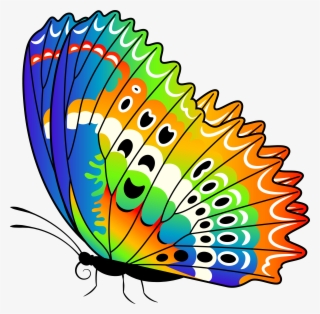 Colorful Butterfly Png Clip Art Image