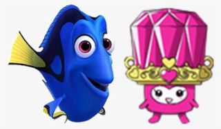 Dory The Blue Fish And Dory The Pink Fairy Tone