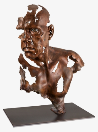 Bronzefigur Face To Face Von Jamie Salmon