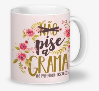 Caneca Pise A Grama De Manu Medeirosna