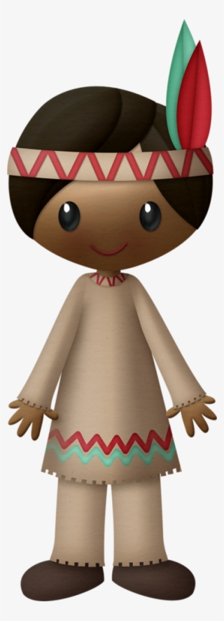 Accion De Gracias Pocahontas, 4 Kids, Cowboys, Thanksgiving,