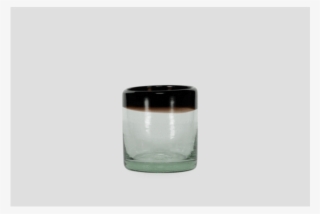 Cdmx Lagos Del Mundo Set Of 4, Glass Tumblers In Black